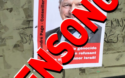 Une affiche mensongère