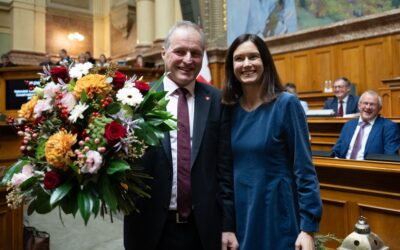 Présidence du Conseil national: Pierre-André Page brillamment élu